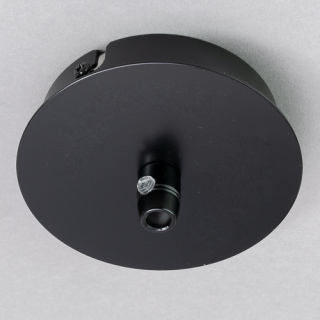 FITU Leuchtenauslass mit Anschlussdose schwarz