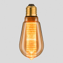 E27 LED InnerGlow ST64 Edisonlampe 4W Ringkolben