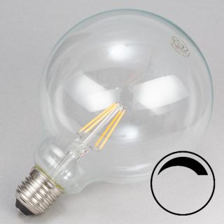 E27 LED Globe 125 klar dimmbar 810lm
