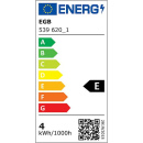 E14 kurze LED-Röhre D25 klar 4W / 78mm