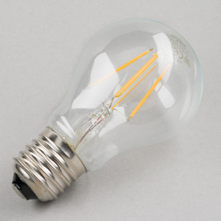 E27 LED Glühlampe klar mit Dämmerungssensor 7,3W