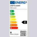 E27 LED Glühlampe klar mit Dämmerungssensor 806lm