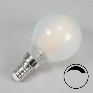 E14 dimmbare LED Tropfen matt 5W