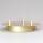 Deckenrosette 3-fach für Leuchtenpendel soft gold