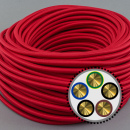 textilumflochtenes Kabel NYM-J 5x1,5mm², rot 50m Bund