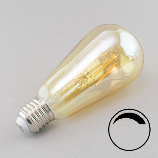 E27 LED Edisonlampe goldlicht dimmbar
