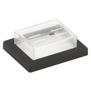 PVC-Dichtkappe für Wippschalter 2-polig