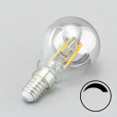 E14 LED Tropfen Kopfspiegel silber dimmbar 630lm