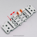WAGO Adapter für Durchgangsverbinder 3-fach