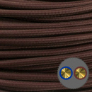 SP Textilkabel Anschlussleitung 2x0,75mm² braun