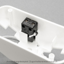 E27 Iso - Doppelfassung weiss