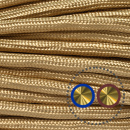 SP Textilkabel Pendelleitung 2x0,75mm², gold Meterware