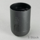 SP E27 Iso-Clip-Einwegfassung schwarz 5er Pack