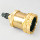 E27 Alu-Retrofassung Messing Matt