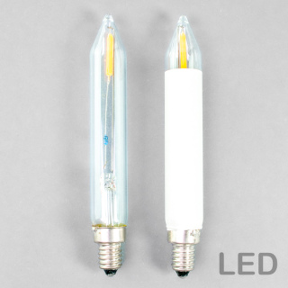 LED 105mm große Schaftkerze E10 8-55V, 0,2W