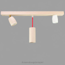 3er Balken Holz NATUR