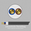 SP Textilkabel Anschlussleitung H03VV-F 2x0,75mm², hellblau
