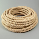 Textilkabel Seemannstau H05VK 3x0,75mm², Jute
