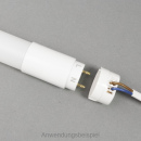 Aufsteckfassung G13 ws 250V/2A für T8 Röhren