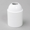 E27 Iso-Fassung Bakelitoptik glatt weiss