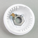 E27 Iso-Fassung Bakelitoptik glatt weiss