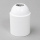 E27 Iso-Fassung Bakelitoptik glatt weiss