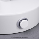 Leuchtenauslass Aufbau 3 Loch weiss