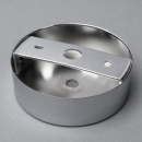 Metallbaldachin Puck für Schnurpendel chrom