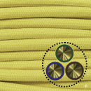 SP Textilkabel Pendelleitung S03RT-F 3x0,75mm², gelb