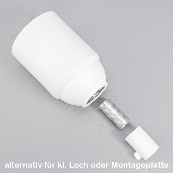 Kabelzugentlastung mit Gewinderöhrchen